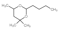 Alpha-丁基-4,4,6-三甲基-1,3-二恶烷结构式