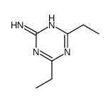 4,6-diethyl-1,3,5-triazin-2-amine Structure