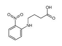 4-[(2-硝基苯基)氨基]丁酸结构式