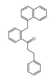 [2-(1-Naphthyl-methyl)-phenyl]-phenaethyl-keton结构式