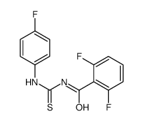 2,6-difluoro-N-[(4-fluorophenyl)carbamothioyl]benzamide Structure