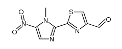 2-(1-methyl-5-nitro-1H-imidazol-2-yl)-thiazole-4-carbaldehyde Structure