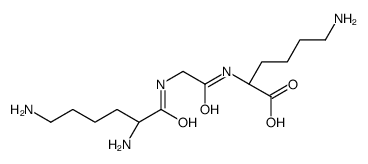 H-Lys-Gly-Lys-OH acetate salt结构式