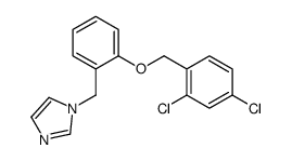 1-[[2-[(2,4-dichlorophenyl)methoxy]phenyl]methyl]imidazole结构式