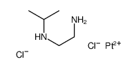 platinum(2+),N'-propan-2-ylethane-1,2-diamine,dichloride Structure