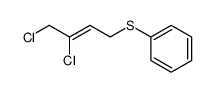 (Z)-1,2-Dichloro-4-phenylthio-2-butene结构式
