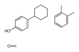 甲醛与4-环己基苯酚和二甲苯的聚合物结构式