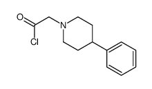 4-PHENYL-1-PIPERIDINEACETYL CHLORIDE Structure