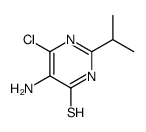 5-amino-6-chloro-2-propan-2-yl-1H-pyrimidine-4-thione Structure