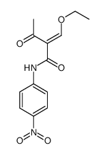 2-(ethoxymethylidene)-N-(4-nitrophenyl)-3-oxobutanamide Structure