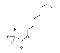heptyl trifluoromethanesulfinate Structure