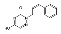 2-(3-phenylprop-2-enyl)-1,2,4-triazine-3,5-dione结构式