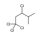 1,1,1,3-Tetrachloro-4-methylpentane Structure