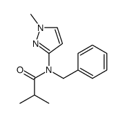 N-benzyl-2-methyl-N-(1-methylpyrazol-3-yl)propanamide结构式