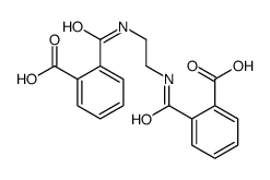 2-[2-[(2-carboxybenzoyl)amino]ethylcarbamoyl]benzoic acid Structure