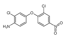 2-chloro-4-(2-chloro-4-nitrophenoxy)aniline Structure
