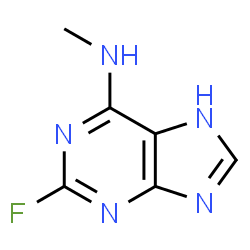 1H-Purin-6-amine,2-fluoro-N-methyl- (9CI)结构式