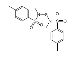 N,4-dimethyl-N-[methyl-(4-methylphenyl)sulfonylamino]sulfanylbenzenesulfonamide Structure