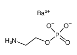 phosphoric acid mono-(2-amino-ethyl ester), barium salt结构式