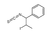 (2-iodo-1-isothiocyanatopropyl)benzene结构式