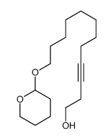 12-[(Tetrahydro-2H-pyran-2-yl)oxy]-3-dodecyn-1-ol结构式