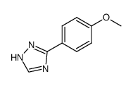 5-(4-Methoxy-phenyl)-1H-[1,2,4]triazole结构式