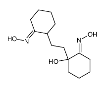 2-hydroxy-2,2'-ethanediyl-bis-cyclohexanone dioxime Structure