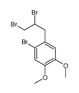 1-Bromo-2-(2,3-dibromopropyl)-4,5-dimethoxybenzene Structure