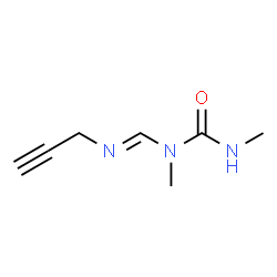 Urea, N,N-dimethyl-N-[(2-propynylimino)methyl]- (9CI) Structure