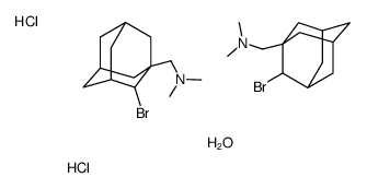 1-(2-bromo-1-adamantyl)-N,N-dimethyl-methanamine hydrate dihydrochloride结构式