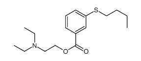2-(Diethylamino)ethyl=m-(butylthio)benzoate Structure