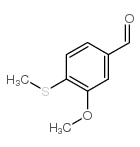 3-甲氧基-4-甲磺酰基苯甲醛结构式