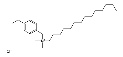氯化[C12-18-烷基[(乙苯基)甲基]二甲基]铵盐结构式