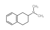 N,N-dimethyltetralin-2-amine Structure