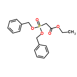 Ethyl [bis(benzyloxy)phosphoryl]acetate Structure