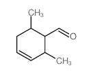 3-Cyclohexene-1-carboxaldehyde,2,6-dimethyl-结构式