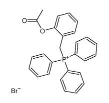 bromure d'acetoxy-2 benzyltriphenylphosphonium Structure
