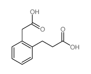 3-[2-(carboxymethyl)phenyl]propanoic acid结构式