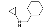 N-(Cyclohexylmethyl)cyclopropanamine结构式