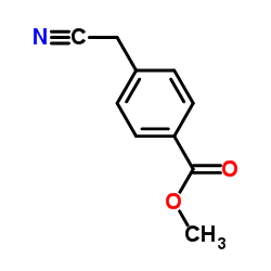 对氰甲基苯甲酸甲酯结构式