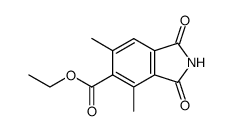 4-ethoxycarbonyl-3,5-dimethylphthalimide Structure