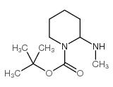 1-N-Boc-2-N’-甲基-氨基哌啶结构式