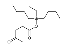 [dibutyl(ethyl)silyl] 4-oxopentanoate结构式