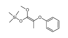 Methylphenoxyketene methyl trimethylsilyl acetal结构式