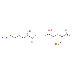 DL-lysine, compound with S-(carboxymethyl)-L-cysteine (1:1) Structure