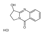 3-hydroxy-2,3-dihydro-1H-pyrrolo[2,1-b]quinazolin-9-one,hydrochloride Structure
