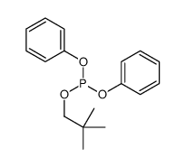 2,2-dimethylpropyl diphenyl phosphite Structure