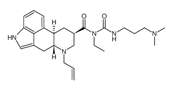 N-[[[3-(dimethylamino)propyl]amino]carbonyl]-N-ethyl-6-(2-propenyl)-ergoline-8β-carboxamide Structure