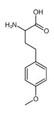 2-amino-4-(4-methoxyphenyl)butanoic acid结构式