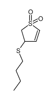 3-(butylthio)-2,3-dihydrothiophene 1,1-dioxide结构式